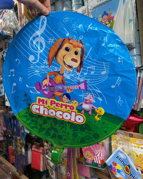 Globo metalizado Perro Chocolo
