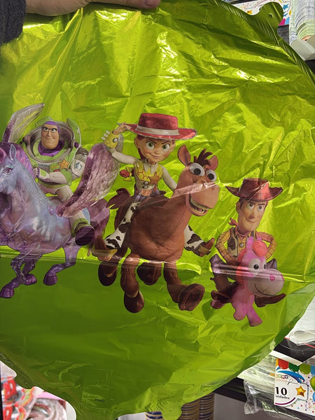 Globos metalizados toy story, unidad