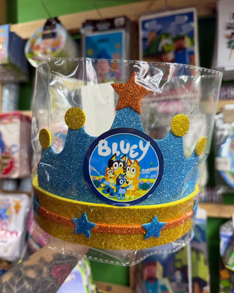 Corona festejado bluey