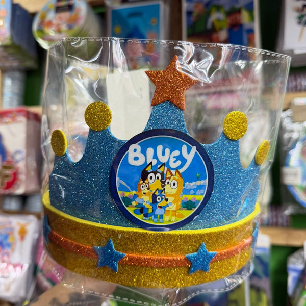 Corona festejado bluey