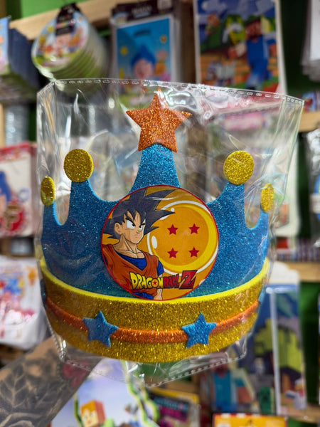 Corona festejado dragon ball