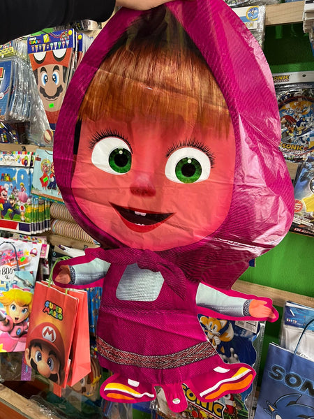 Globo metalizado silueta masha 70 cm