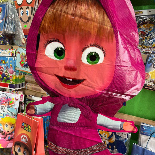 Globo metalizado silueta masha 70 cm