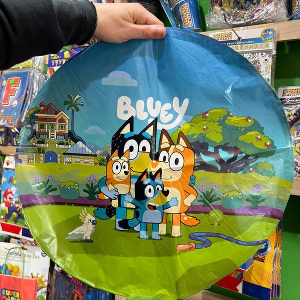 Globos metalizados bluey, unidad