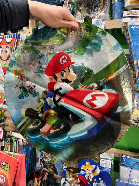 Globos metalizados mario bross, unidad