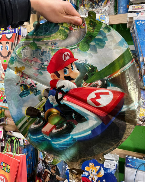 Globos metalizados mario bross, unidad