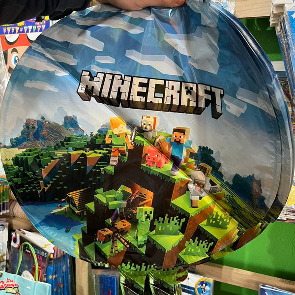 Globos metalizados minecraft, unidad