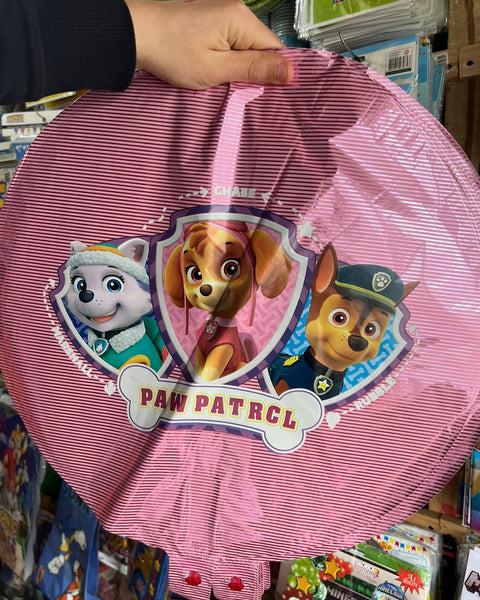 Globos metalizados skye/paw patrol, unidad