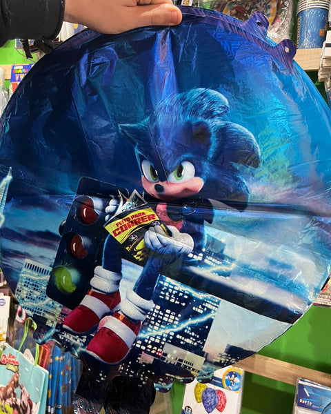 Globos metalizados sonic, unidad