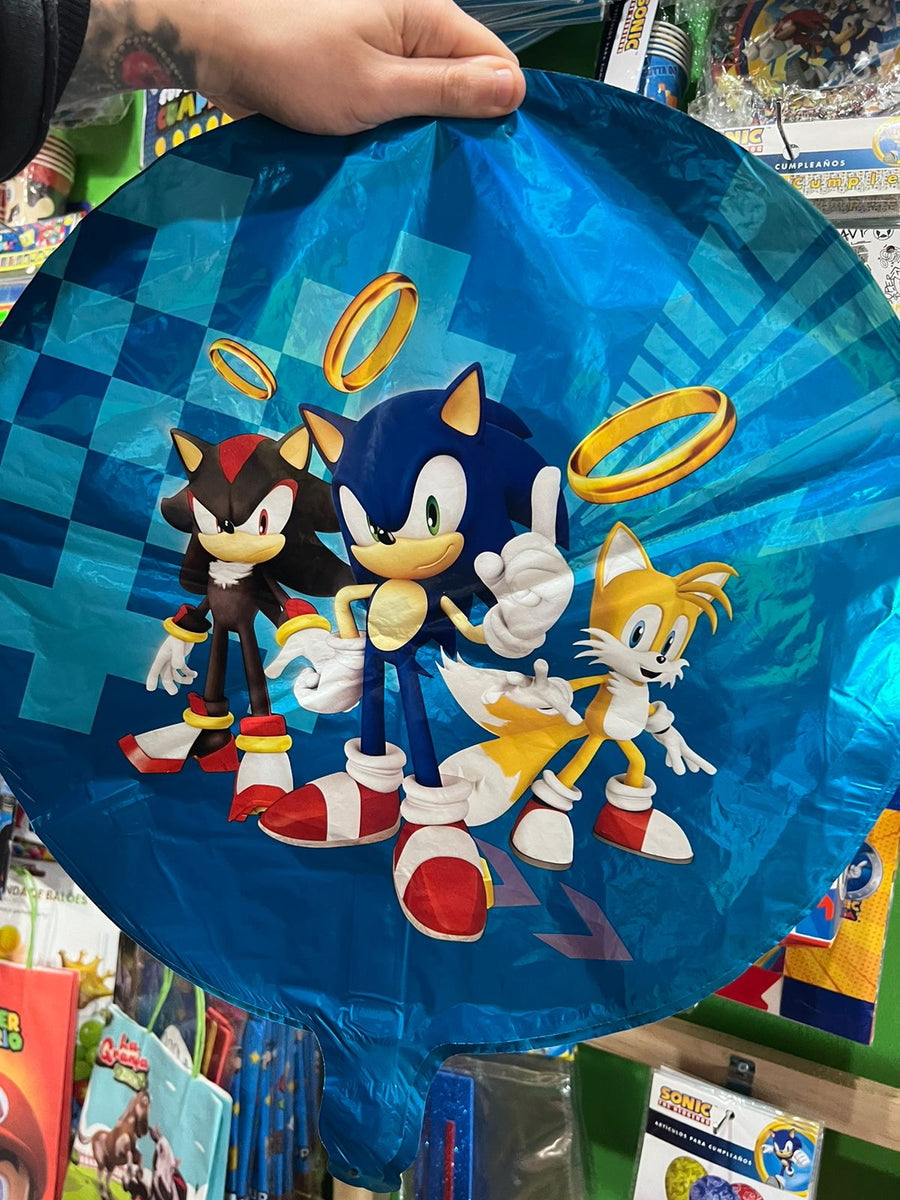 Globos metalizados sonic, unidad