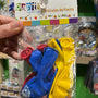 Globos latex impresos mario bross paquete X 12 unidades
