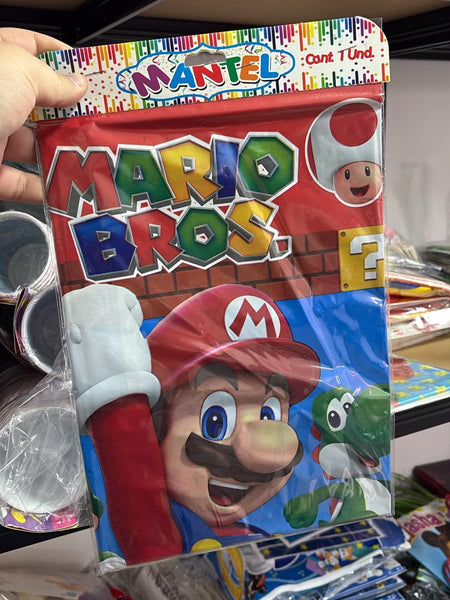 Mantel decorativo mario bross