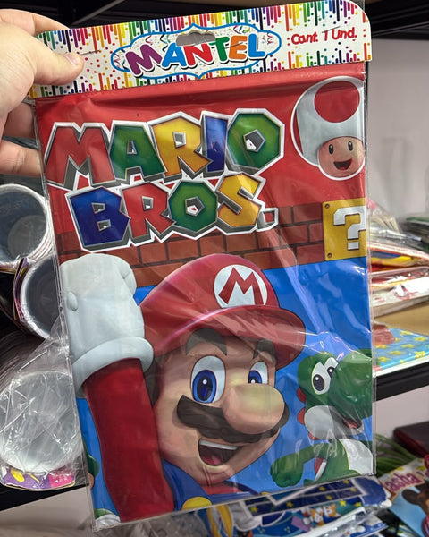 Mantel decorativo mario bross