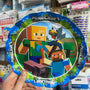 Platos minecraft paquete X 6 unidades
