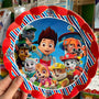 Platos paw patrol paquete X 6 unidades