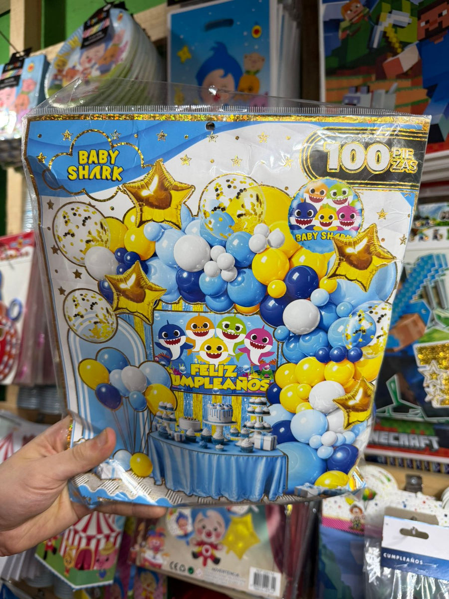 Set decoracion baby shark