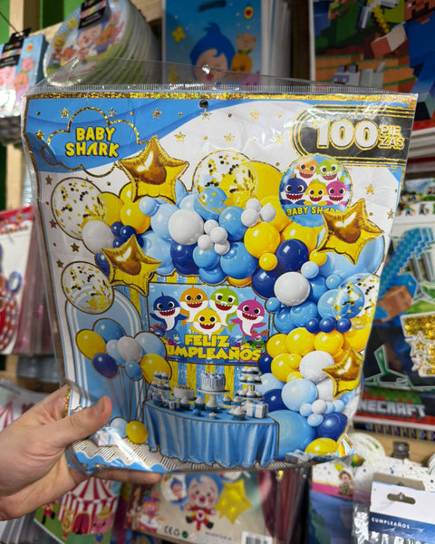 Set decoracion baby shark