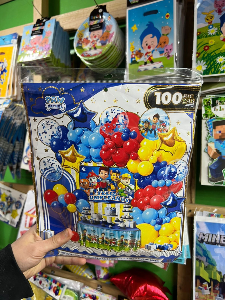 Set decoracion Paw patrol