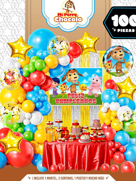 Set decoracion Perro Chocolo