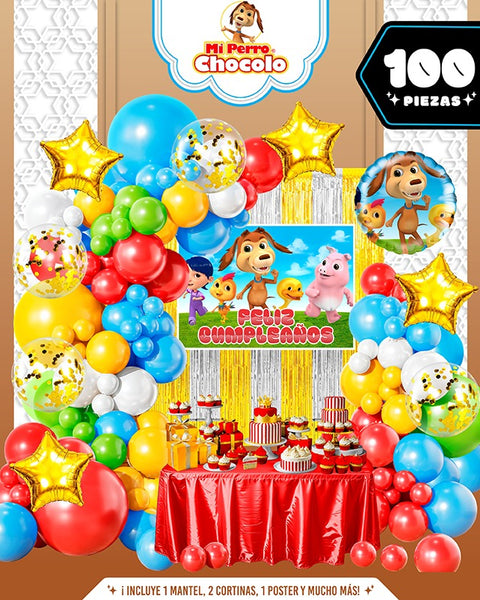 Set decoracion Perro Chocolo