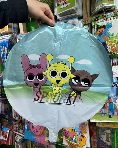 Globos metalizados Sprunki, unidad