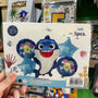 Set globos baby shark, 5 piezas