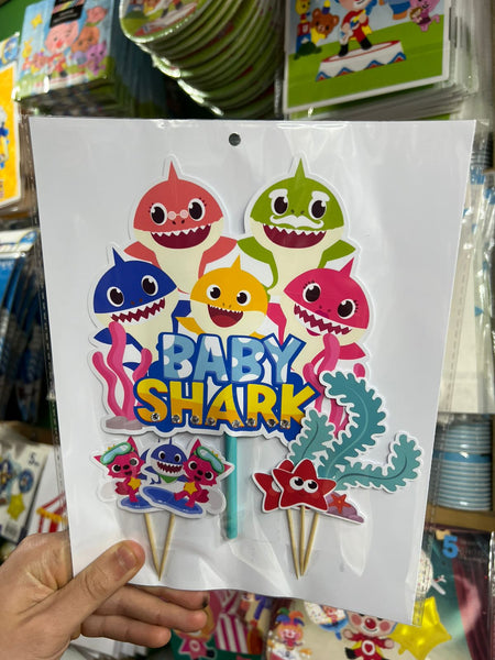 Topper para torta Baby Shark