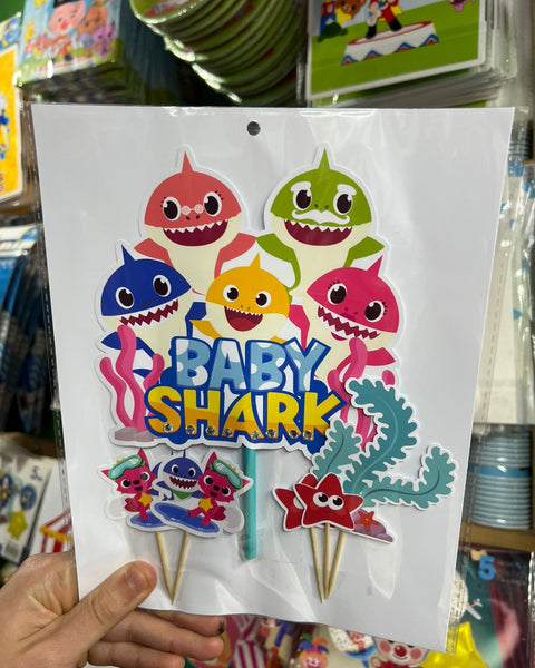 Topper para torta Baby Shark