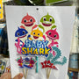 Topper para torta Baby Shark