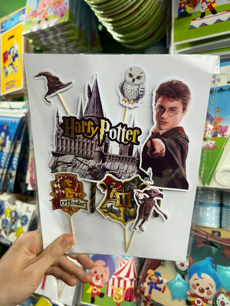 Topper para torta Harry Potter