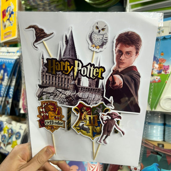 Topper para torta Harry Potter
