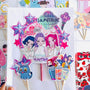 Topper para torta Guerreras K-pop