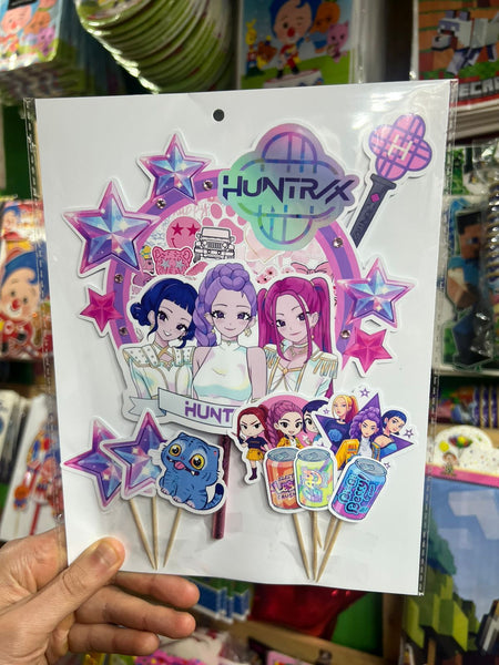 Topper para torta Guerreras Kpop