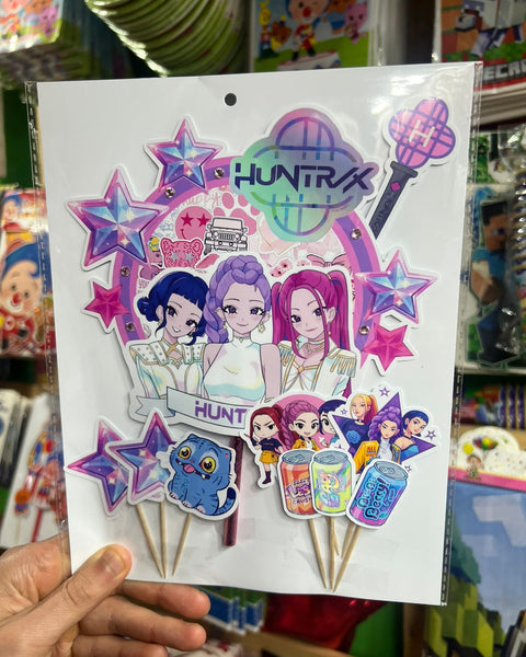 Topper para torta Guerreras Kpop