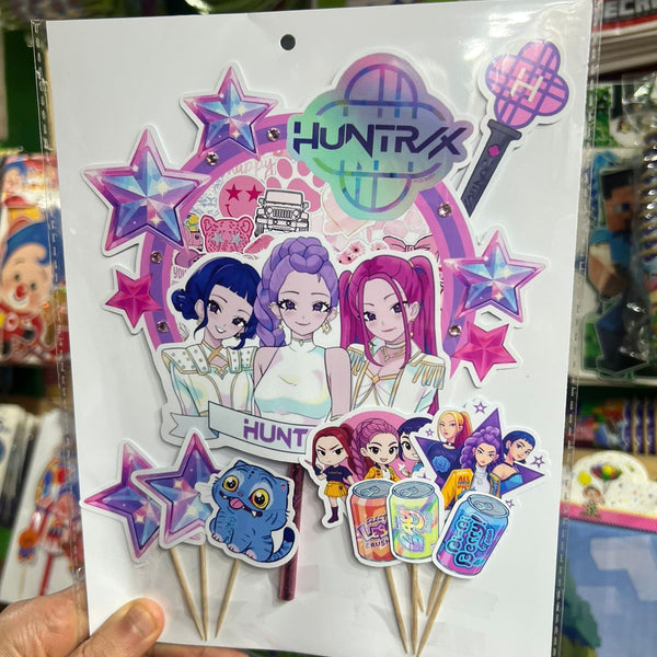 Topper para torta Guerreras Kpop