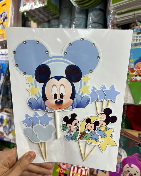 Topper para torta Mickey bebe