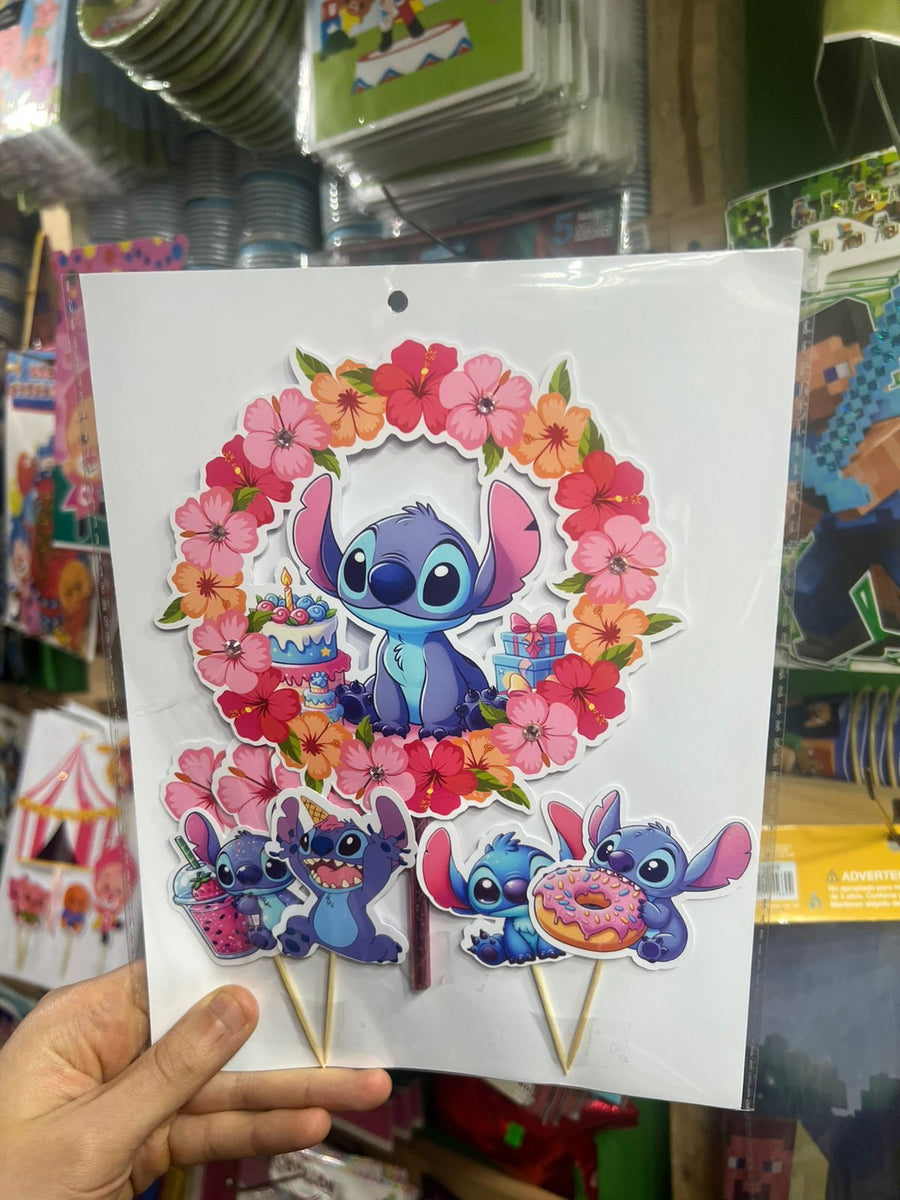 Topper para torta lilo y stitch