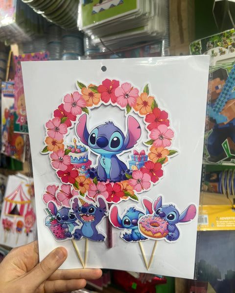 Topper para torta lilo y stitch