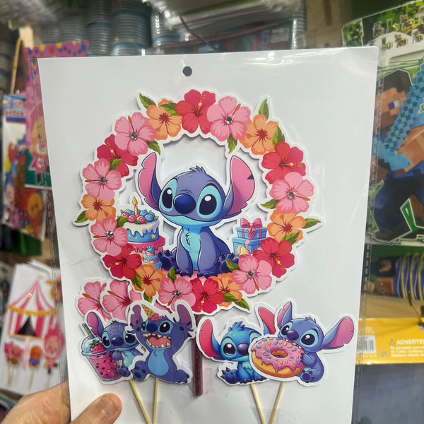 Topper para torta lilo y stitch