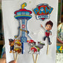 Topper para torta paw patrol
