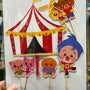 Topper para torta payaso plim plim