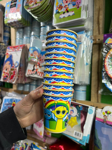Vasos Sprunki paquete X 6 unidades