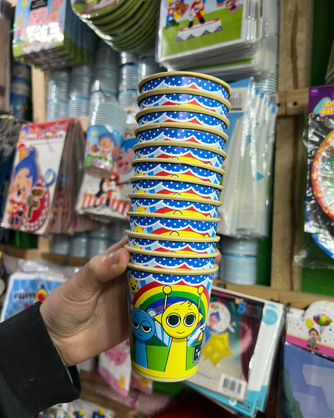 Vasos Sprunki paquete X 6 unidades