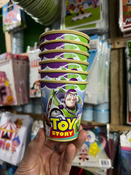 Vasos Toy Story paquete X 6 unidades
