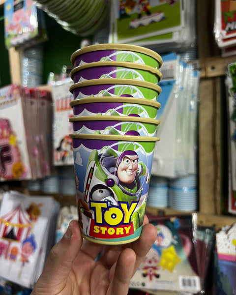 Vasos Toy Story paquete X 6 unidades