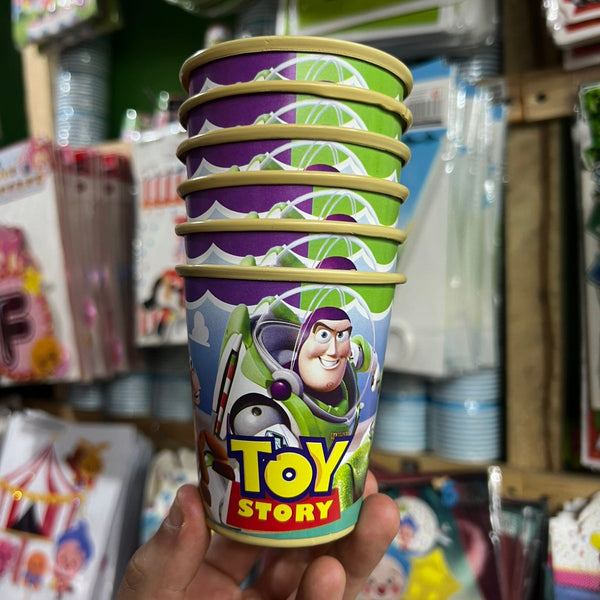 Vasos Toy Story paquete X 6 unidades