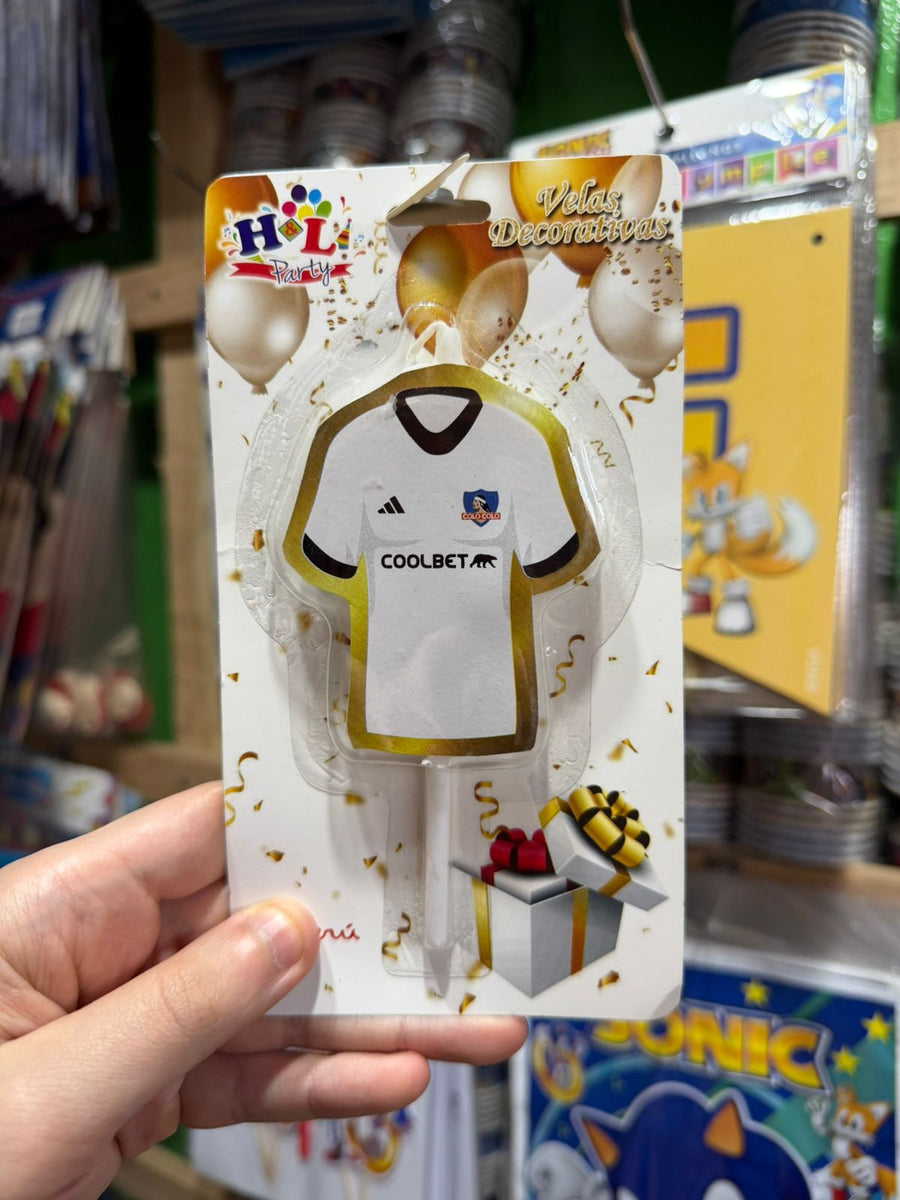 Vela cumpleaños Colo-colo