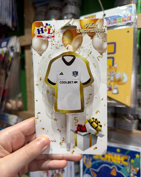 Vela cumpleaños Colo-colo