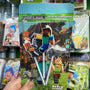 Vela cumpleaños Minecraft x3 personajes