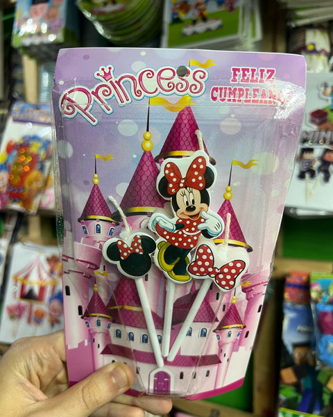 Vela cumpleaños Minnie Mouse